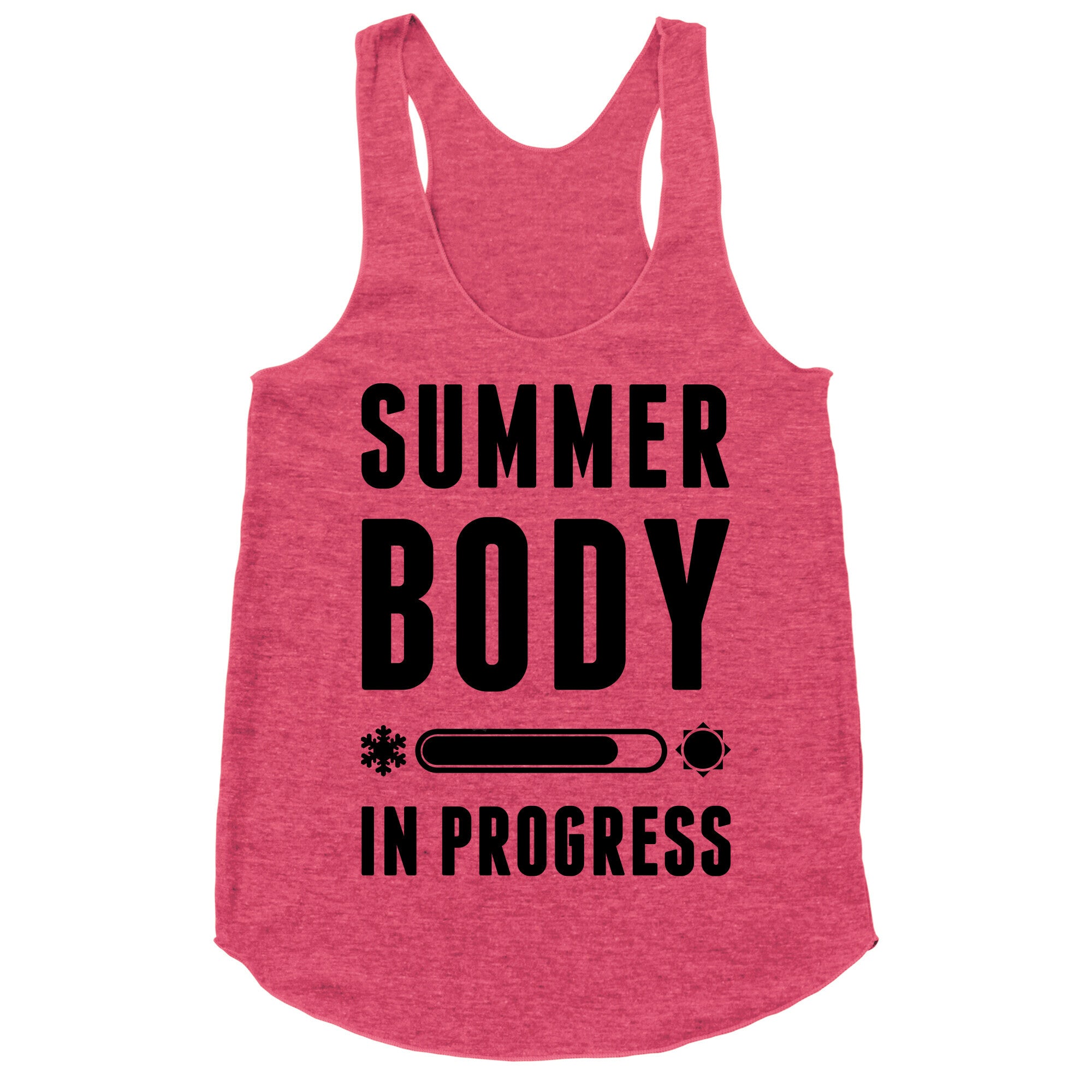 Summer Body In Progress Racerback Tank